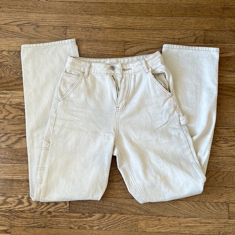 Carpenter Jeans off-white high waisted!